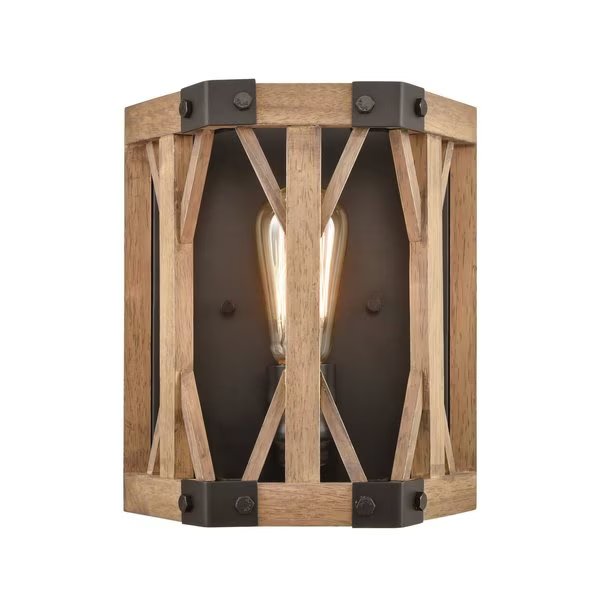 Structure 10'' High 1Light Sconce, Oil Rubbed Bronze, Elk Showroom, Mfr#: 33320/1
